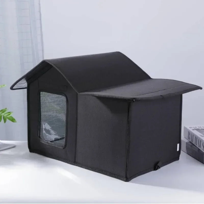 Outdoor Cat House Waterproof Pet House Foldable Storage Dog House Washable Cat House Not Easy To Collapse Windproof Pet Nest