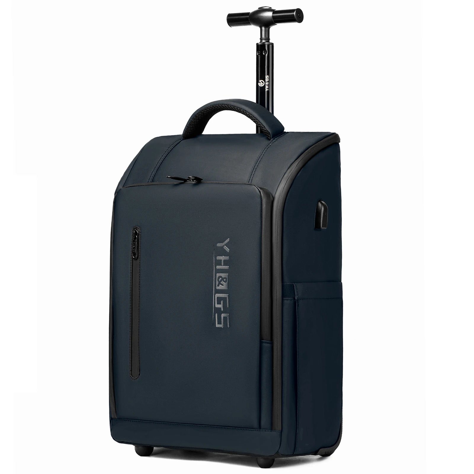 Business Rolling Backpack with Wheels Cabin Carry on Bag Waterproof Business Travel Laptop Bags Carry on Luggage bags 18 Inch