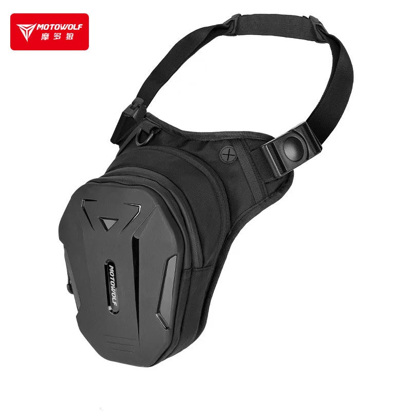 Motorcycle Bag Men Motorbike Leg Side Bag EVA Hard Shell Male Phone Waist Pack Motorcycle Drop Leg Bag Fanny Pack Belt Bum Bags