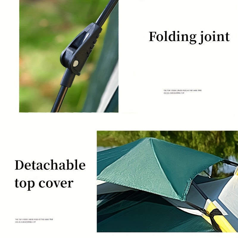 2-3 Person, Essential for Family Camping Lightweight Tent with Double Windproof Doors and Mosquito Net Suitable Hiking Backpacker, Camping Accessories And Equipment, Large Tents Outdoor Camping, Big Camping Tent, Camping Acce
