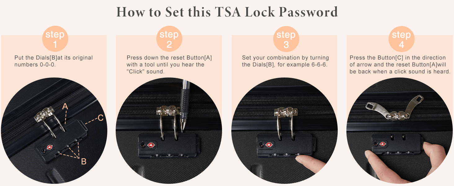 20/24/28 Inch Lightweight Hard Shell ABS Carry On Luggage with Double Spinner Wheels, Expandable Rolling Luggage and TSA Lock