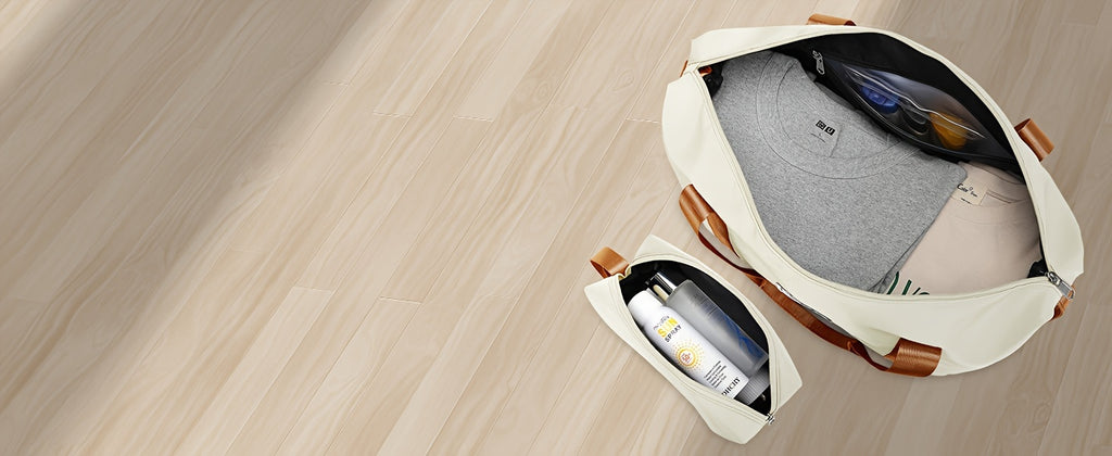 Luggage Sets 5 Piece, 28 Inch Expandable PP Hard Carry On Luggage Set With Rotating Wheels, 24 Inch Men's And Women's Lightweight Rolling Luggage, 20 Inch 3-piece Set For Portable Luggage, Beige