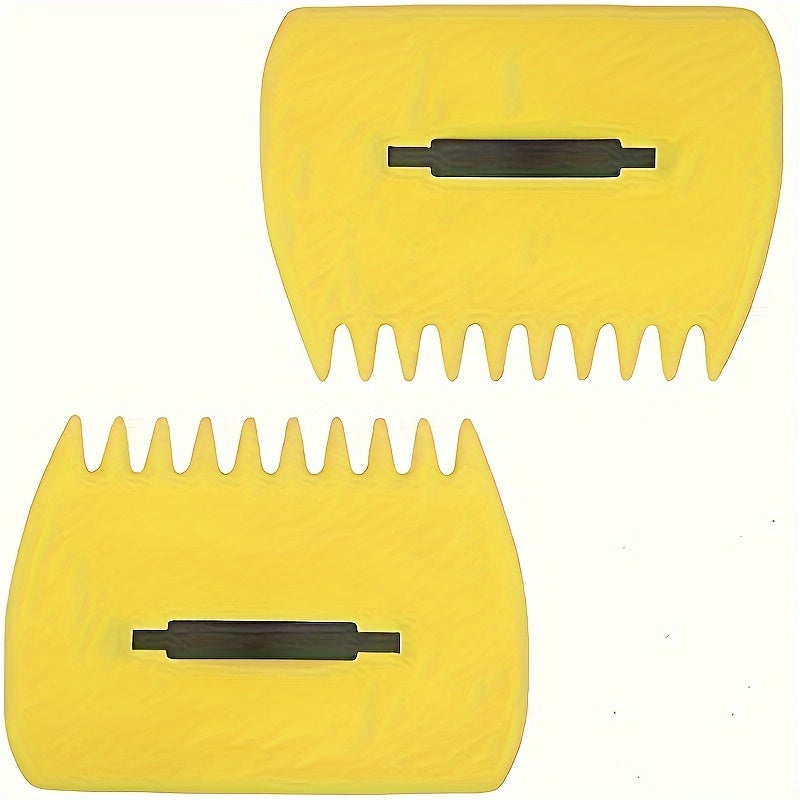 2 Large Garden & Yard Leaf Spoons, Plastic Spoon Grass, Manual Leaf Harrow, And Leaf Collector For Garden Waste Great Tools Gardening Tools