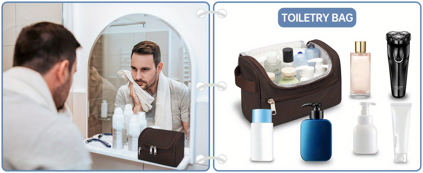 Rolling Luggage Duffel Bag - Spacious & Stylish with Shoe Compartment - Azul & Beige Weekender Set