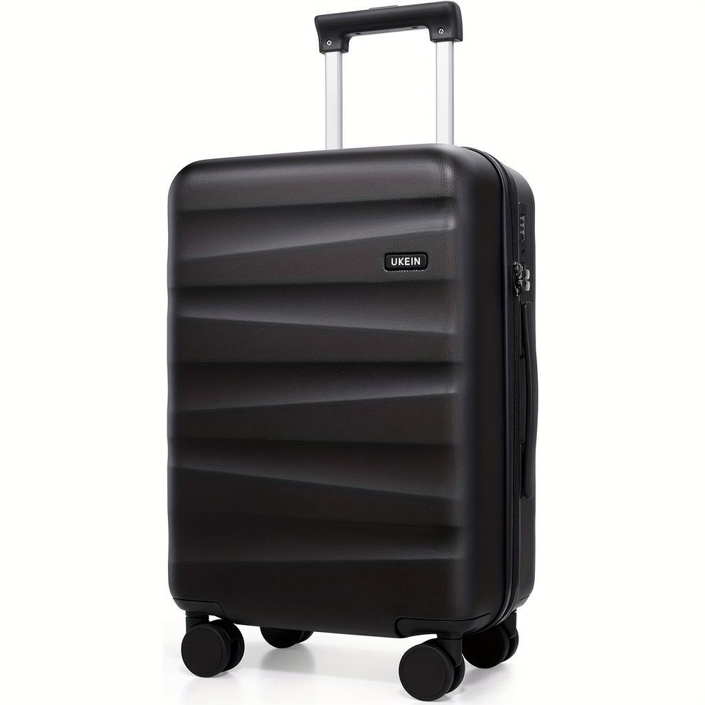 20Inch Carry-On Luggage, Lightweight PC HardShell Suitcase With 360° Spinner Wheels, TSA-Approved, Durable Airline Approved Rolling Luggage With Telescoping Handle, Ideal For 3-4 Day Travel