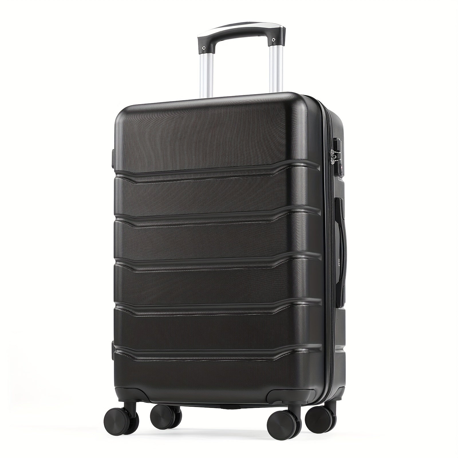 20/24/28 Inch Lightweight Hard Shell ABS Carry On Luggage with Double Spinner Wheels, Expandable Rolling Luggage and TSA Lock