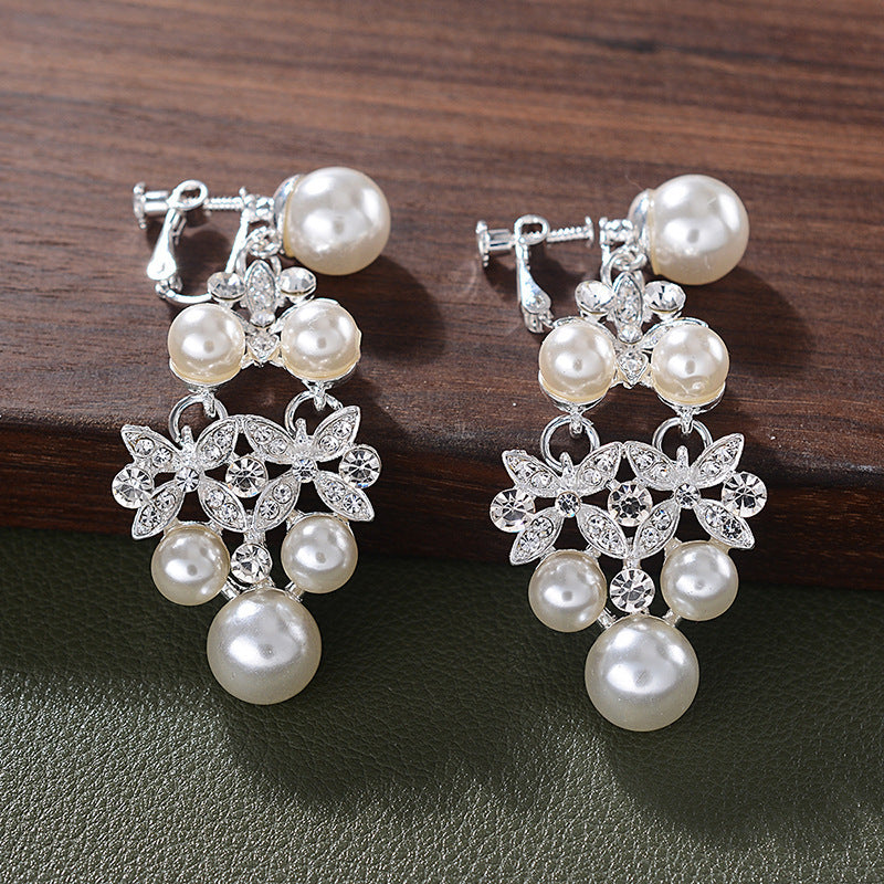 Wedding Jewelry Sets for Bride Bridesmaid Women Necklace Earrings Set Gift for Mother Friend Wife Daughter Sister Party Prom Jewelry