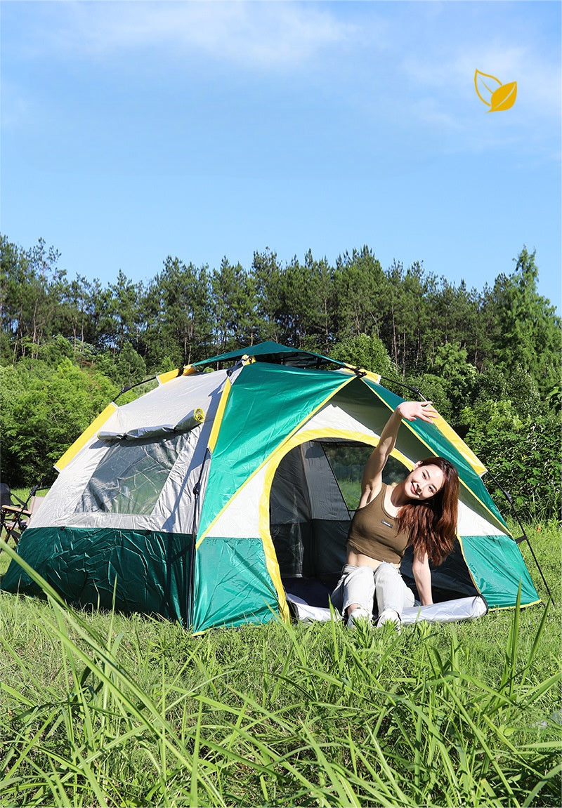 2-3 Person, Essential for Family Camping Lightweight Tent with Double Windproof Doors and Mosquito Net Suitable Hiking Backpacker, Camping Accessories And Equipment, Large Tents Outdoor Camping, Big Camping Tent, Camping Acce