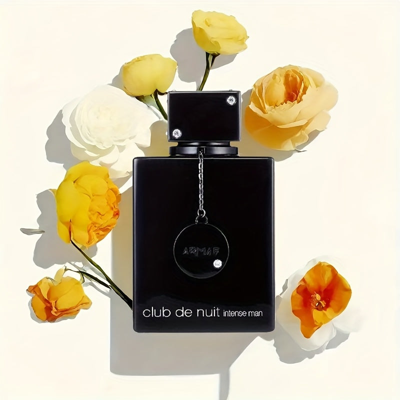 ARMARF Club de Nuit Men’s Cologne Eau De Parfum Spray - 3.6oz Glass Bottle with Black Chain, Mysterious Scent for Men, Perfect for Date Night or Casual Attire, Men's Fragrance | Sophisticated Packaging | Glass Perfume Bottl