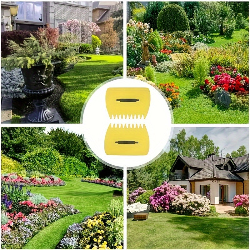 2 Large Garden & Yard Leaf Spoons, Plastic Spoon Grass, Manual Leaf Harrow, And Leaf Collector For Garden Waste Great Tools Gardening Tools