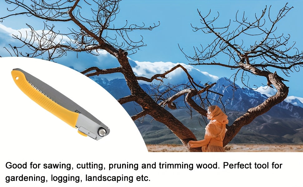 280mm Folding Hand Saw Wood Cutting Fruit Trees Pruning Trimming Gardening Tools (#2)