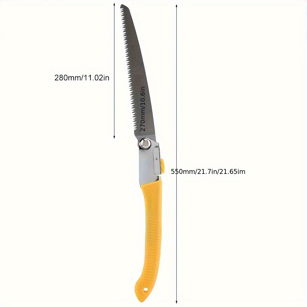280mm Folding Hand Saw Wood Cutting Fruit Trees Pruning Trimming Gardening Tools (#2)