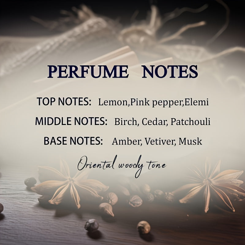 Blue Skull Men’s Cologne - 30ml/1.01fl.oz, Long-Lasting Woody Scent, Alcohol-Free Perfume Oil, Portable & Stylish Design for Business Trips or Everyday Use, Business Trip Cologne | Unique Cologne Bottle | Longlasting Scent