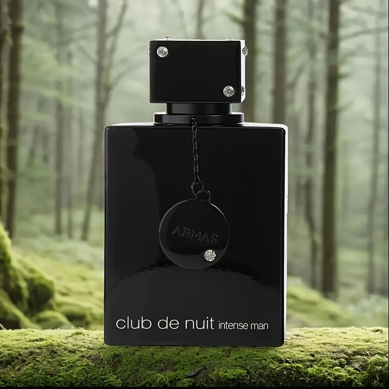 ARMARF Club de Nuit Men’s Cologne Eau De Parfum Spray - 3.6oz Glass Bottle with Black Chain, Mysterious Scent for Men, Perfect for Date Night or Casual Attire, Men's Fragrance | Sophisticated Packaging | Glass Perfume Bottl
