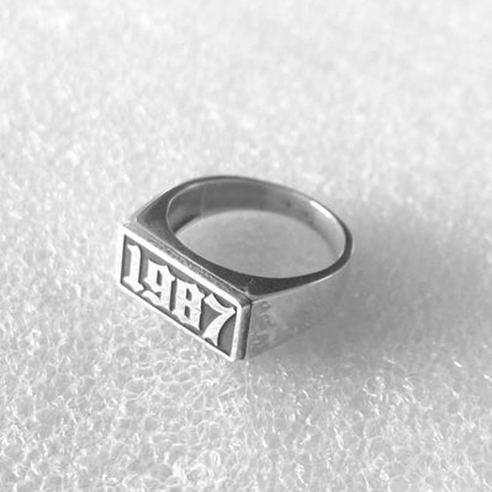 Custom 3D Wedding Ring For Couples Personalise Stainless steel 3D Ring Gold 18K Plated Custom Birthday fathers day gifts