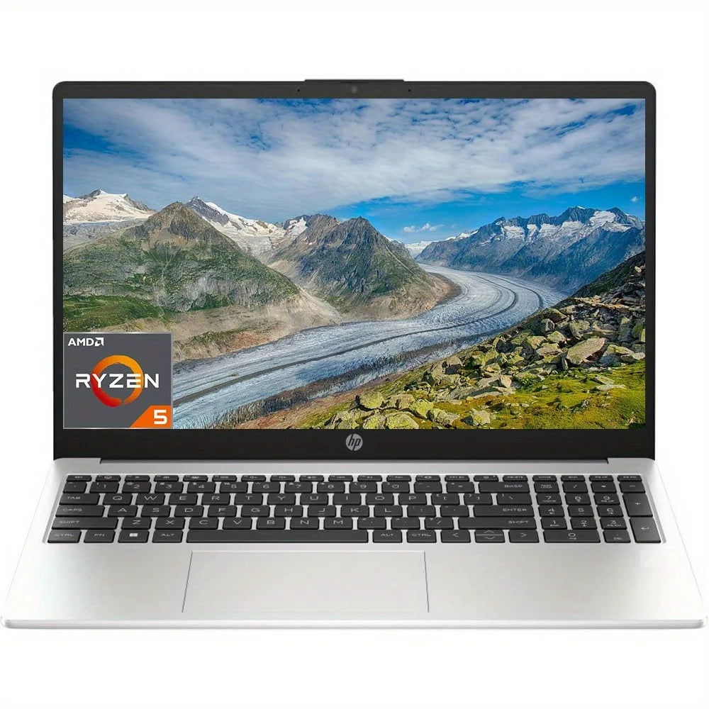 HP 255 G10 15.6" FHD Business Laptop,AMD Ryzen 5 7530U,64GB RAM,2TB SSD,Numeric Keypad,Wi-Fi 6,Windows 11 Home