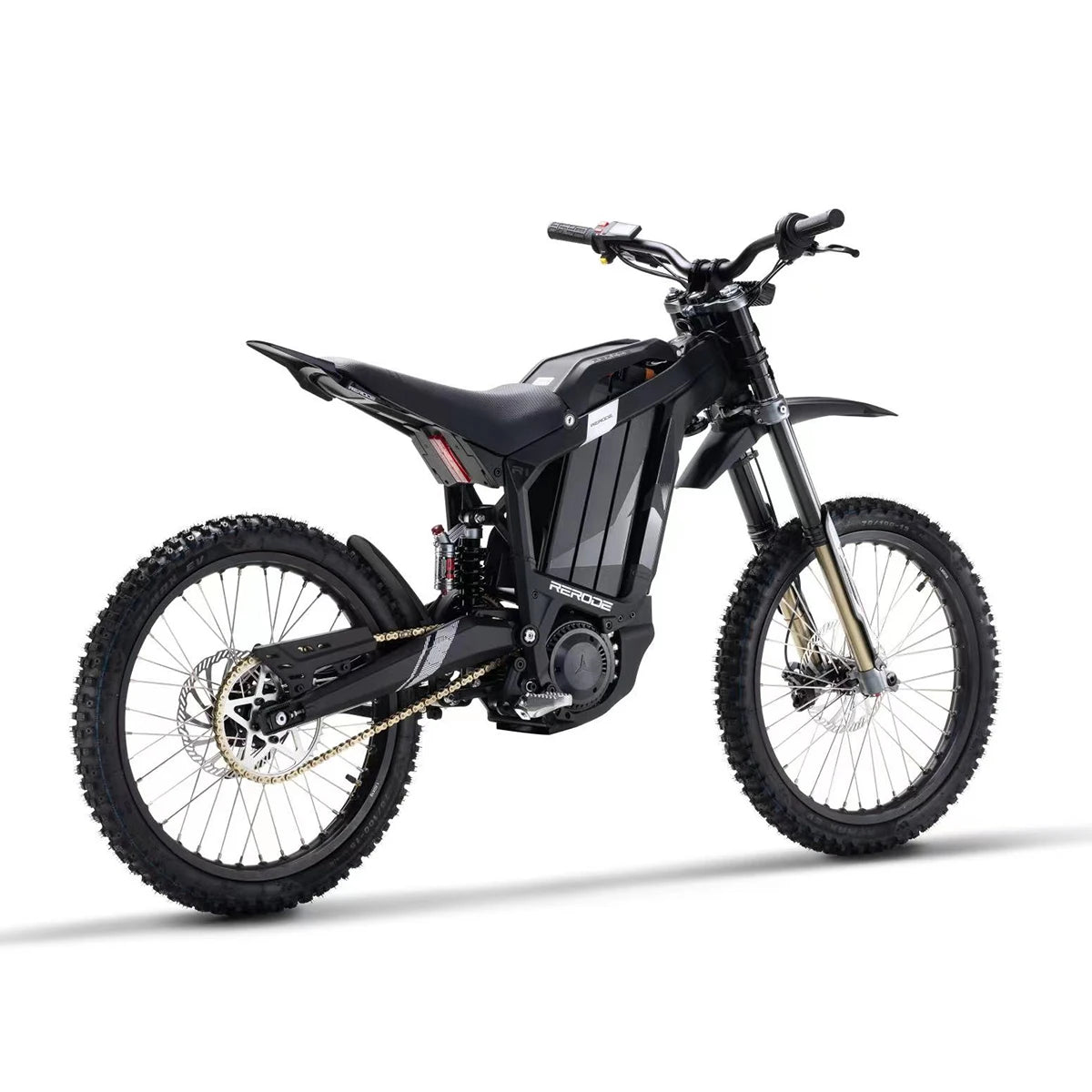 HEZZO 8000W Electric Dirt Bike 72v 35Ah Electric Bike Middrive Rerode R1 Ebike Off Road E Moto 53MPH 75 Miles Long Range 440NM