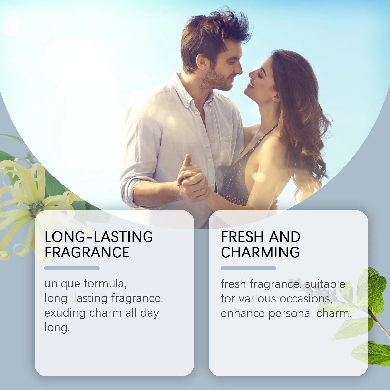 Roxelis 50ml Blue Spirit Cologne Fresh Long Lasting Scent Enhance Charm Elegant Aroma Deep Complex Notes Date Night Essential