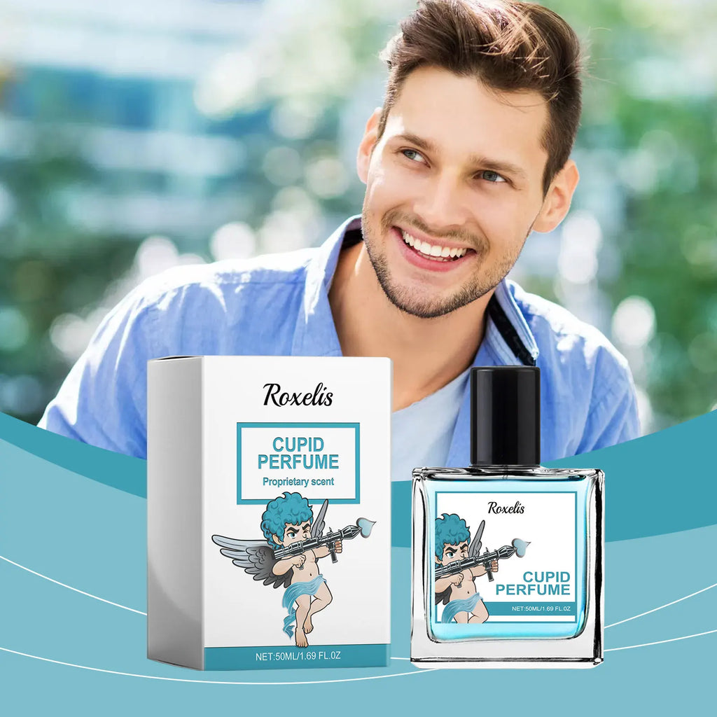 Roxelis 50ml Cologne Cupid Charm Perfume Natural Fragrance Flirting Long Lasting Pheromone Romantic Dating Atmosphere Perfume