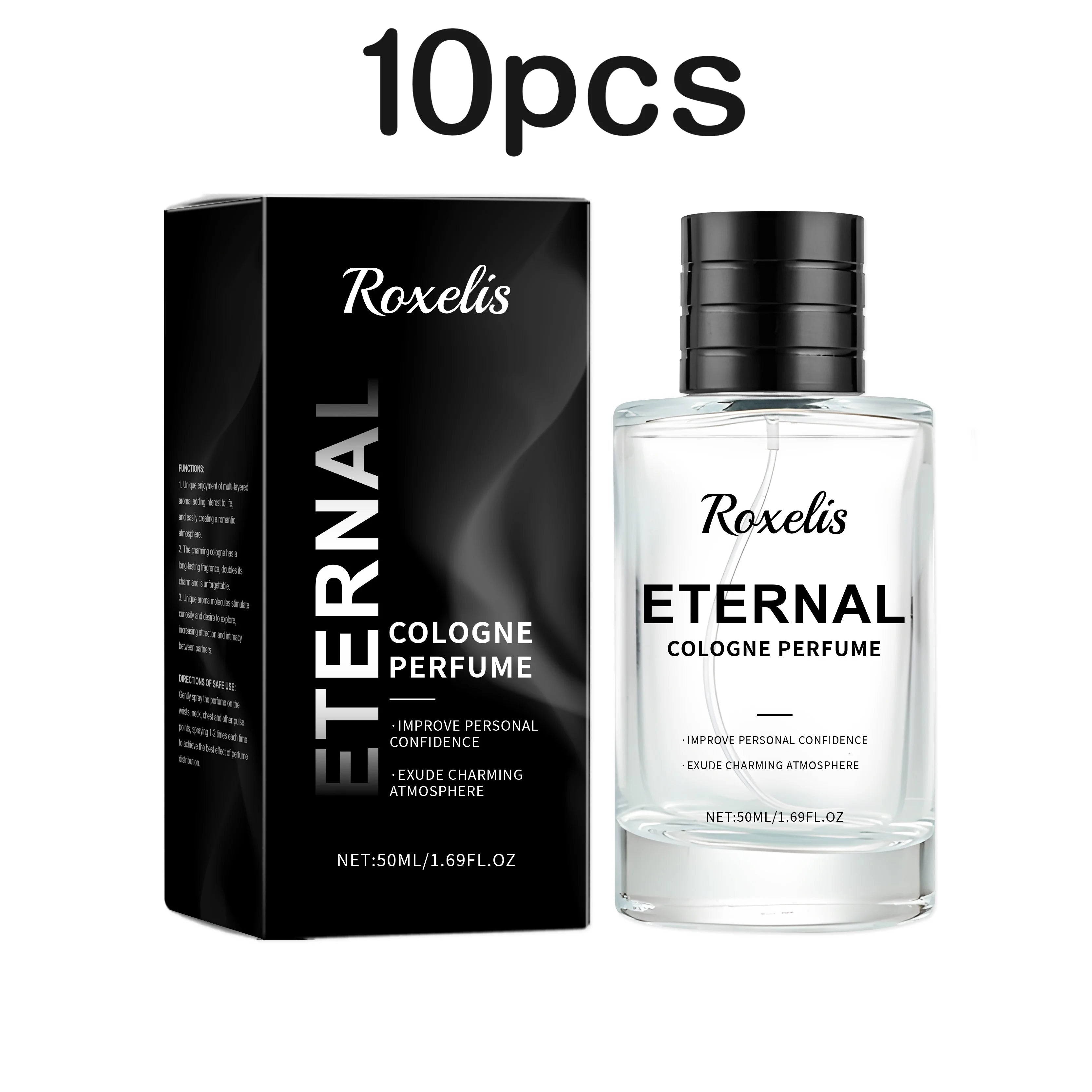 Roxelis 50ml Men's Cologne Pheromone Perfume Charm Release Long Lasting Fragrance Daily Dating Atmosphere Freshing Body Perfume