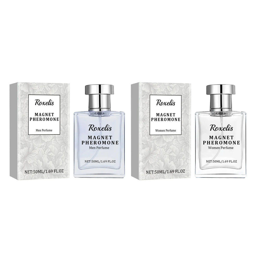 Roxelis 50ml Magnet Pheromone Perfume Men Women Lasting Fragrance Release Charming Dating Atmosphere Couple Gift Glamour Perfume