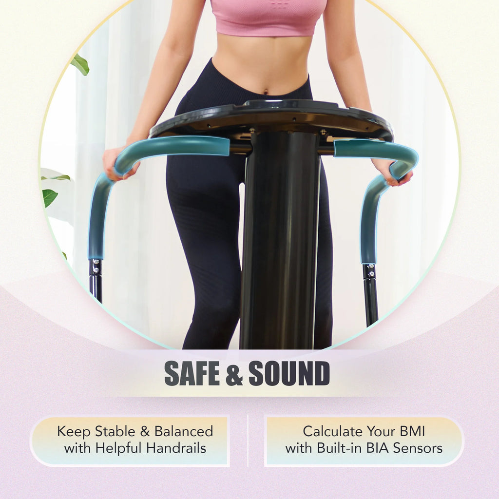 2000W Vibration Platform Whole Body Massager Fitness Machine Exercise Training