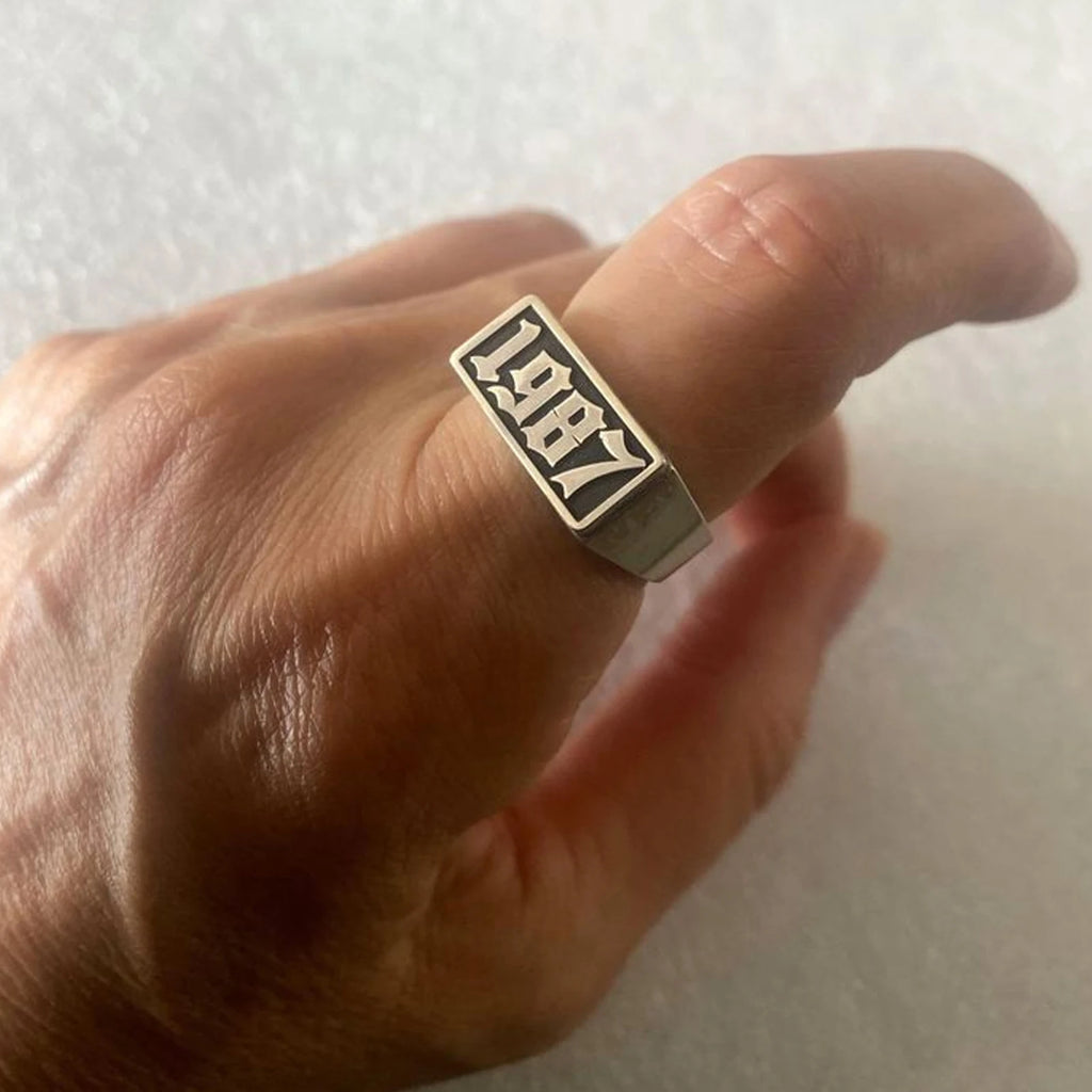 Custom 3D Wedding Ring For Couples Personalise Stainless steel 3D Ring Gold 18K Plated Custom Birthday fathers day gifts