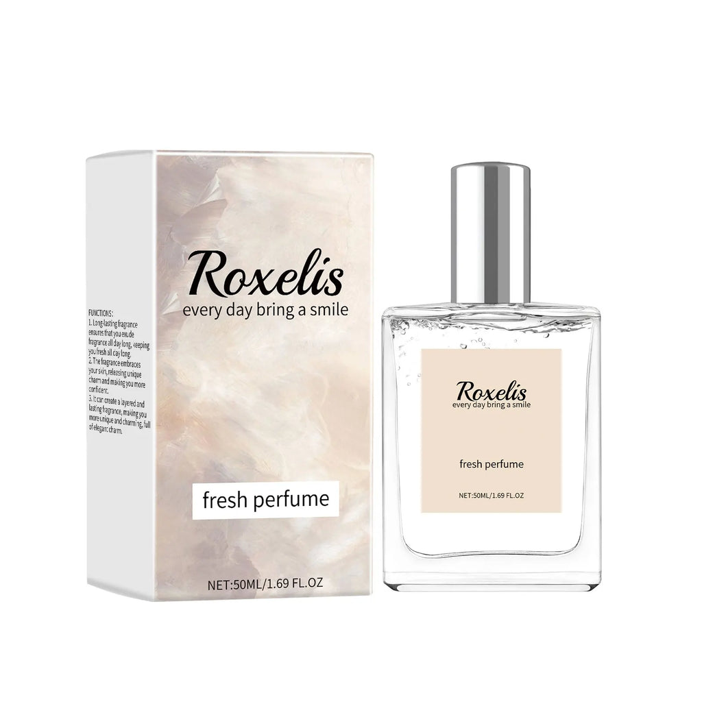 Roxelis 50ml Vanilla Light Perfume Pheromone Natural Fresh Lasting Fragrance Elegant Lady Flirt Dating Attract Charming Perfume