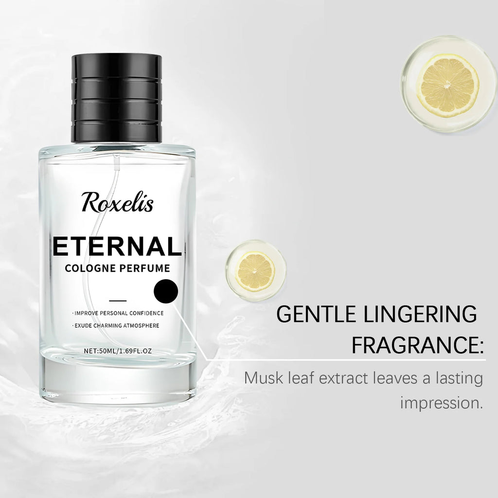 Roxelis 50ml Men's Cologne Pheromone Perfume Charm Release Long Lasting Fragrance Daily Dating Atmosphere Freshing Body Perfume