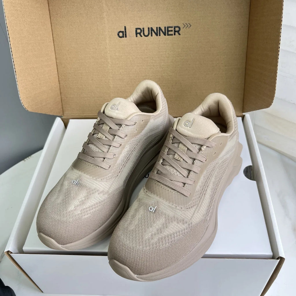 Yoga running shoes professional marathon men's sports breathable and lightweight women's casual comfortable sports non-slip spor