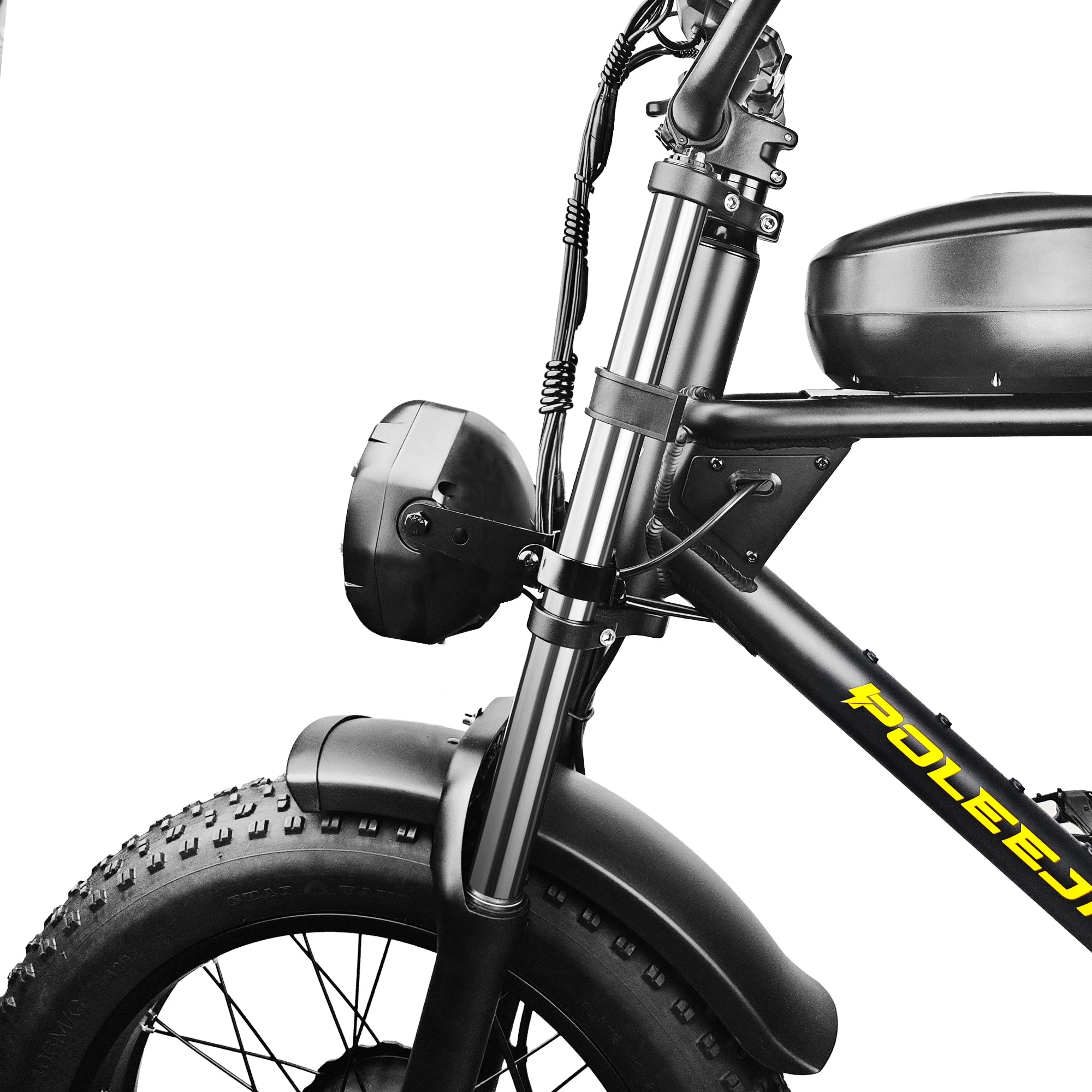 POLEEJIEK PLJ-F4 BLACK ELECTRIC BIKE 1500W*2 48V25.6AH seven-speed transmission Maximum range of 150km and speed of 60km/h