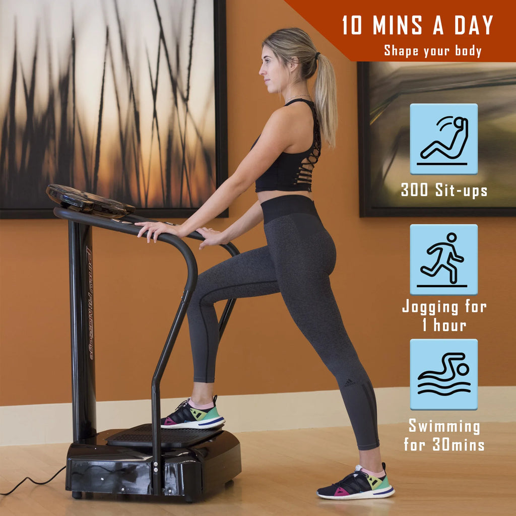 2000W Vibration Platform Whole Body Massager Fitness Machine Exercise Training