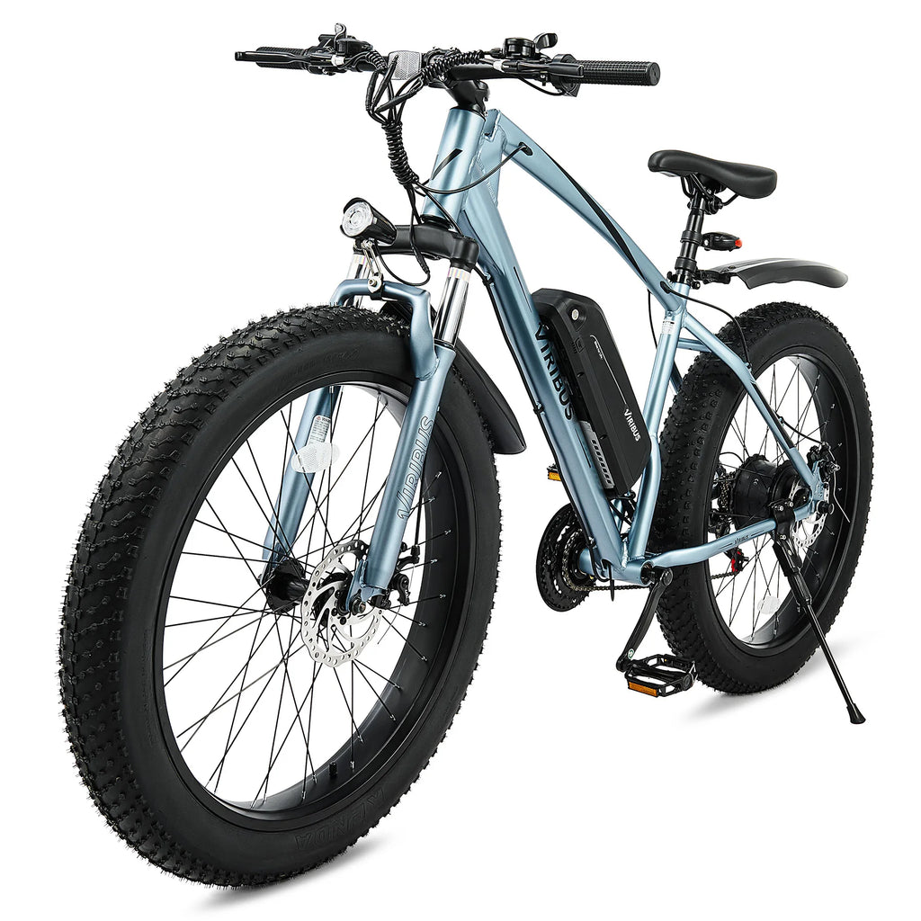 500W Fat Tire eBike 48V Electric Bike for Adults 21 Speed 26" Fat Tire Mountain Ebike 48V 10Ah Battery 20mph PAS