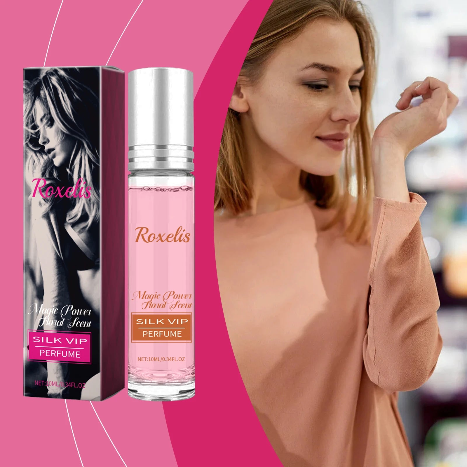 Roxelis Ball Floral Perfume Last Fragrance Portable Perfume Charming Charm Perfume Pheromone Fragrance Perfume Charm Fragrance