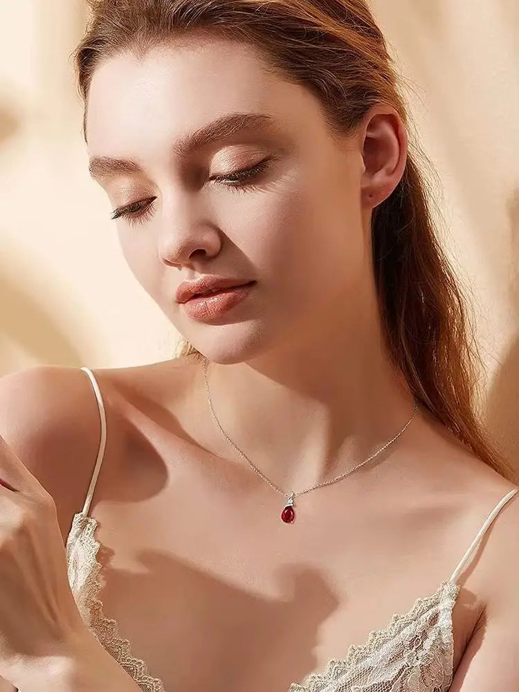 Lxalry Boho Pendant Necklace Handmade White Gold Plated Hypoallergenic Birthday Christmas Anniversary Everyday Wear Gift