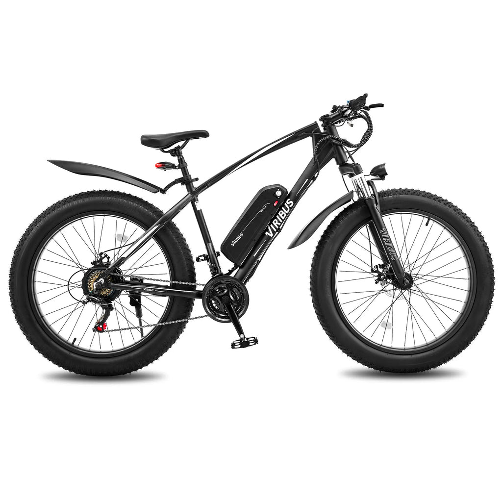 500W Fat Tire eBike 48V Electric Bike for Adults 21 Speed 26" Fat Tire Mountain Ebike 48V 10Ah Battery 20mph PAS