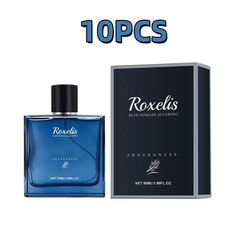 Roxelis 50ml Blue Spirit Cologne Fresh Long Lasting Scent Enhance Charm Elegant Aroma Deep Complex Notes Date Night Essential