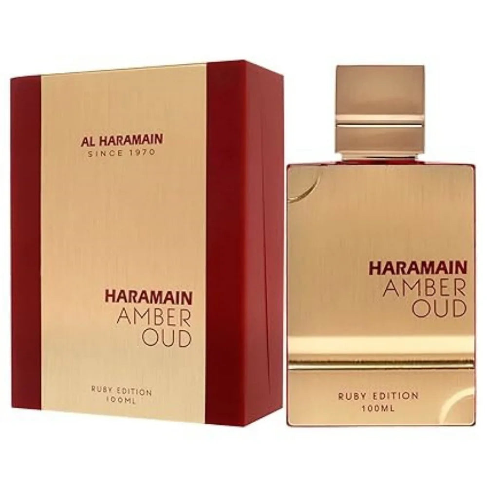 Al Haramain Amber Rouge Edition Eau De Toilette Spray Long-lasting Fragrance for Men And Women 2.0 OZ / 60ml Best Christmas Gift