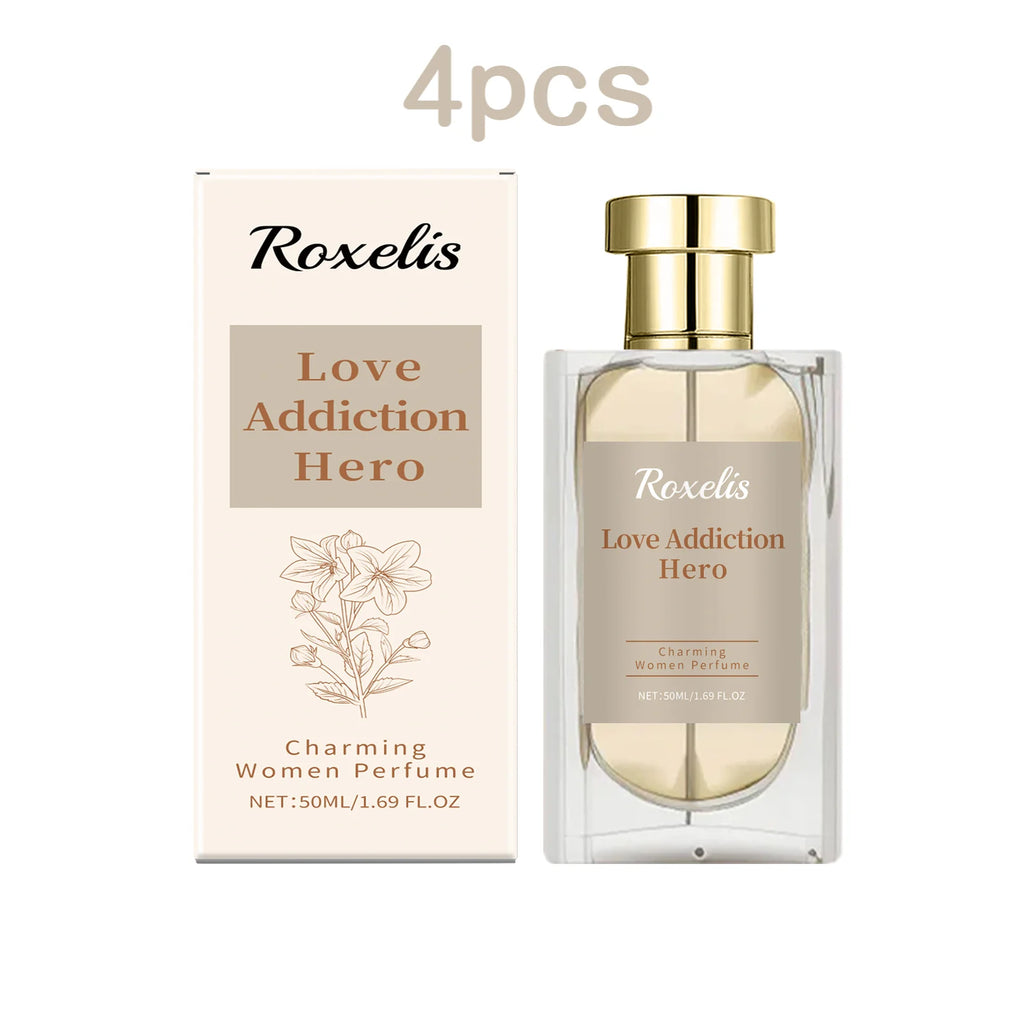 Roxelis 50ml Charming Women Perfume Long Lasting Floral Scent Dating Flirting Atmosphere Natural Fresh Glamour Body Mist Perfume