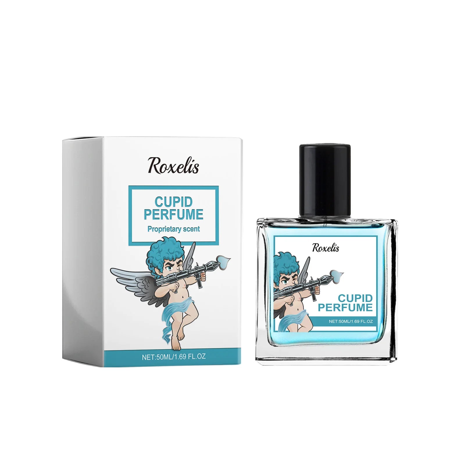 Roxelis 50ml Cologne Cupid Charm Perfume Natural Fragrance Flirting Long Lasting Pheromone Romantic Dating Atmosphere Perfume
