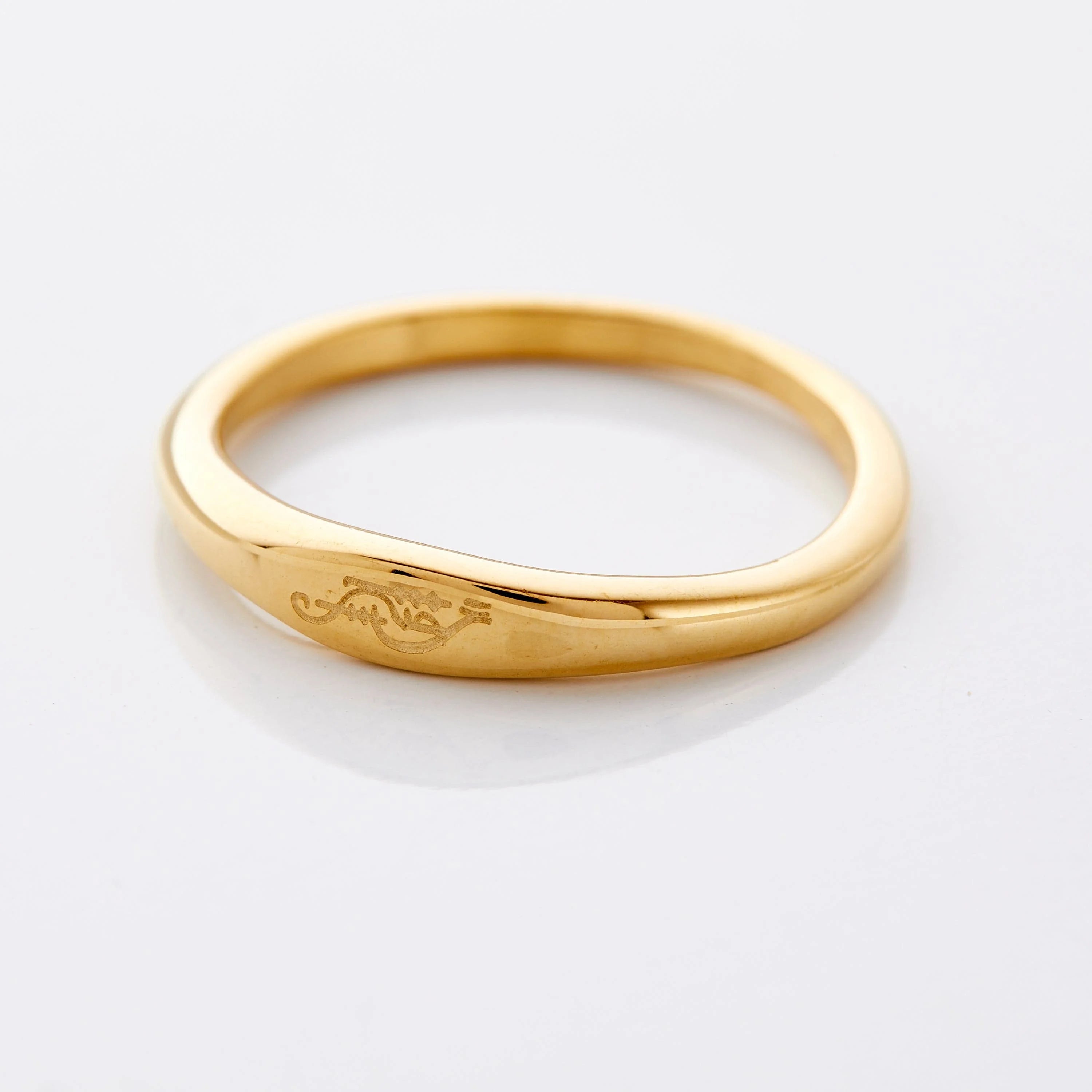 "My Sister" Best Friend Ring MYDIY Customized Arabic Name Ring 18K Gold Plated Gift For Women Eid Gift Jewelry for Muslim Friend