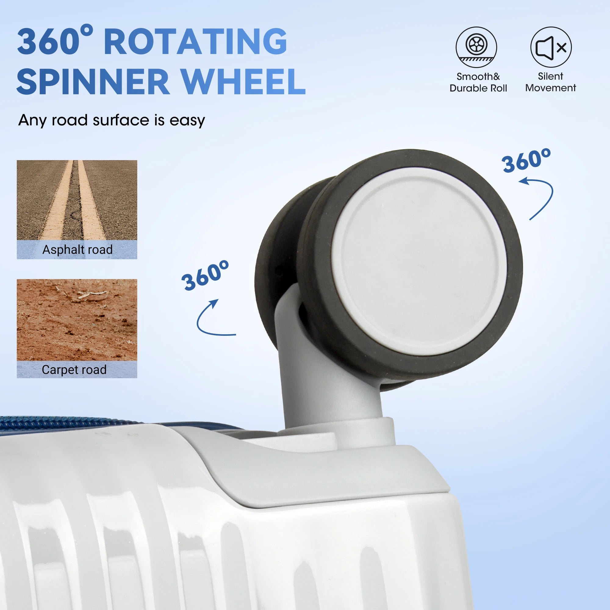 28inch Expandable Luggage Set Fashion Durable, Lightweight, And Secure Travel Companion With Spinner Wheels, TSA Lock, And Multi