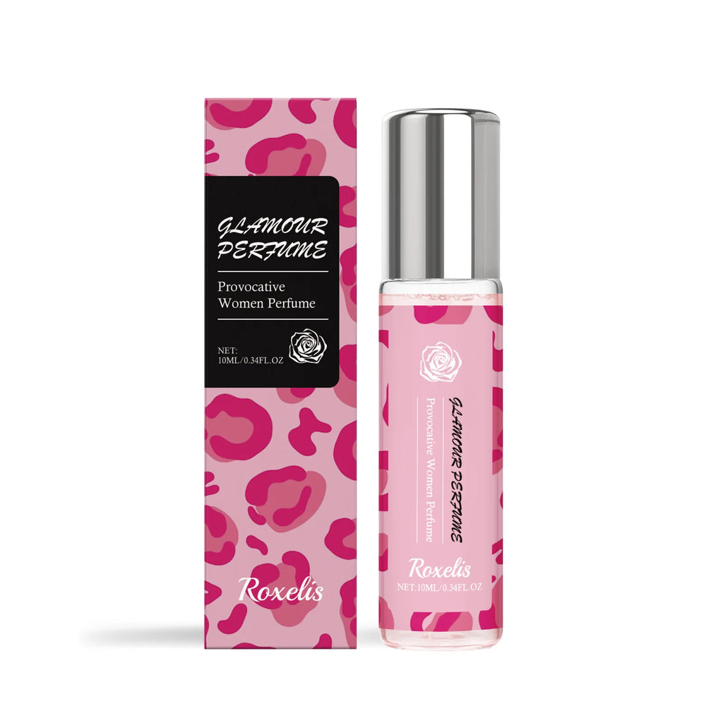 Roxelis 10ml Rose Glamour Perfume Roll-On Elegant Lady Lasting Fragrance Dating Alcohol-Free Refreshing Body Women Charm Perfume