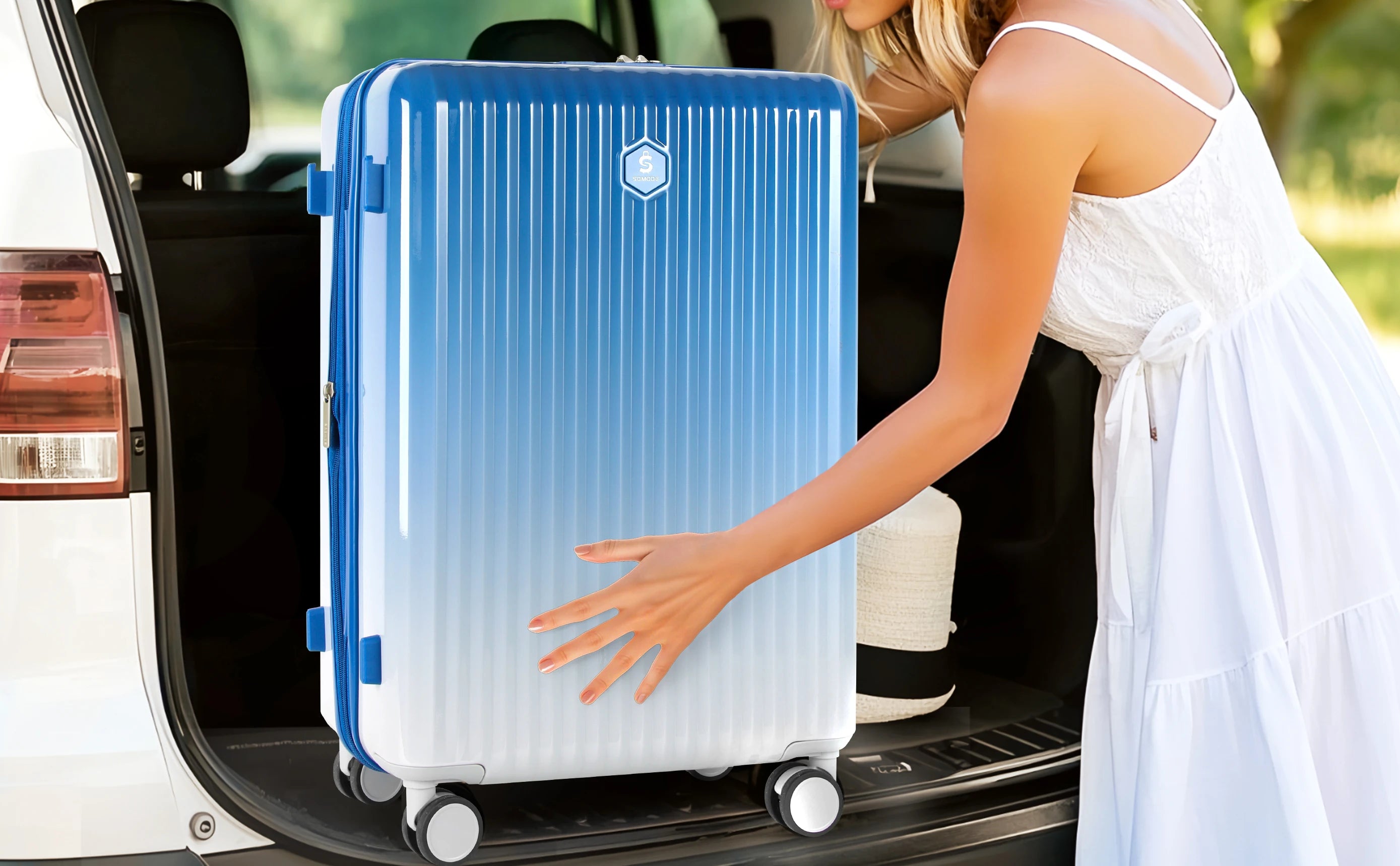 28inch Expandable Luggage Set Fashion Durable, Lightweight, And Secure Travel Companion With Spinner Wheels, TSA Lock, And Multi