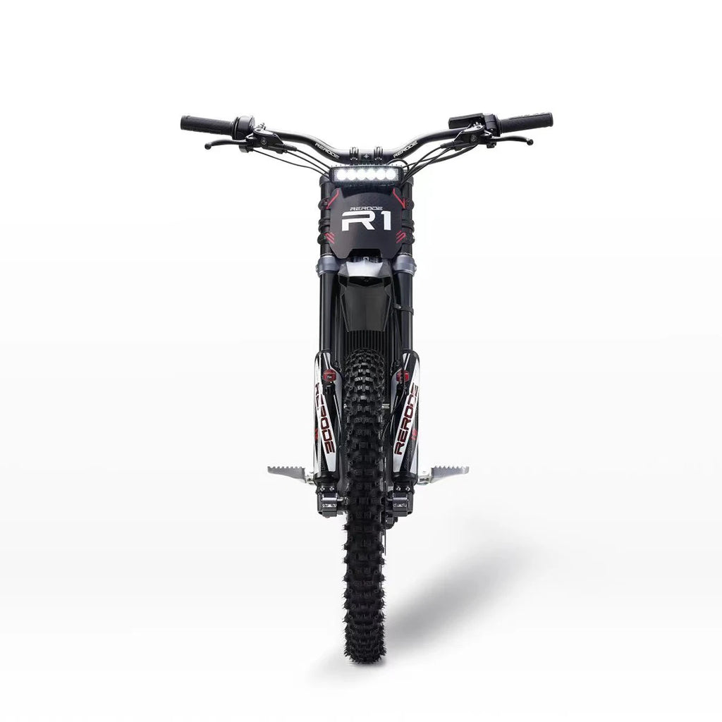 HEZZO 8000W Electric Dirt Bike 72v 35Ah Electric Bike Middrive Rerode R1 Ebike Off Road E Moto 53MPH 75 Miles Long Range 440NM