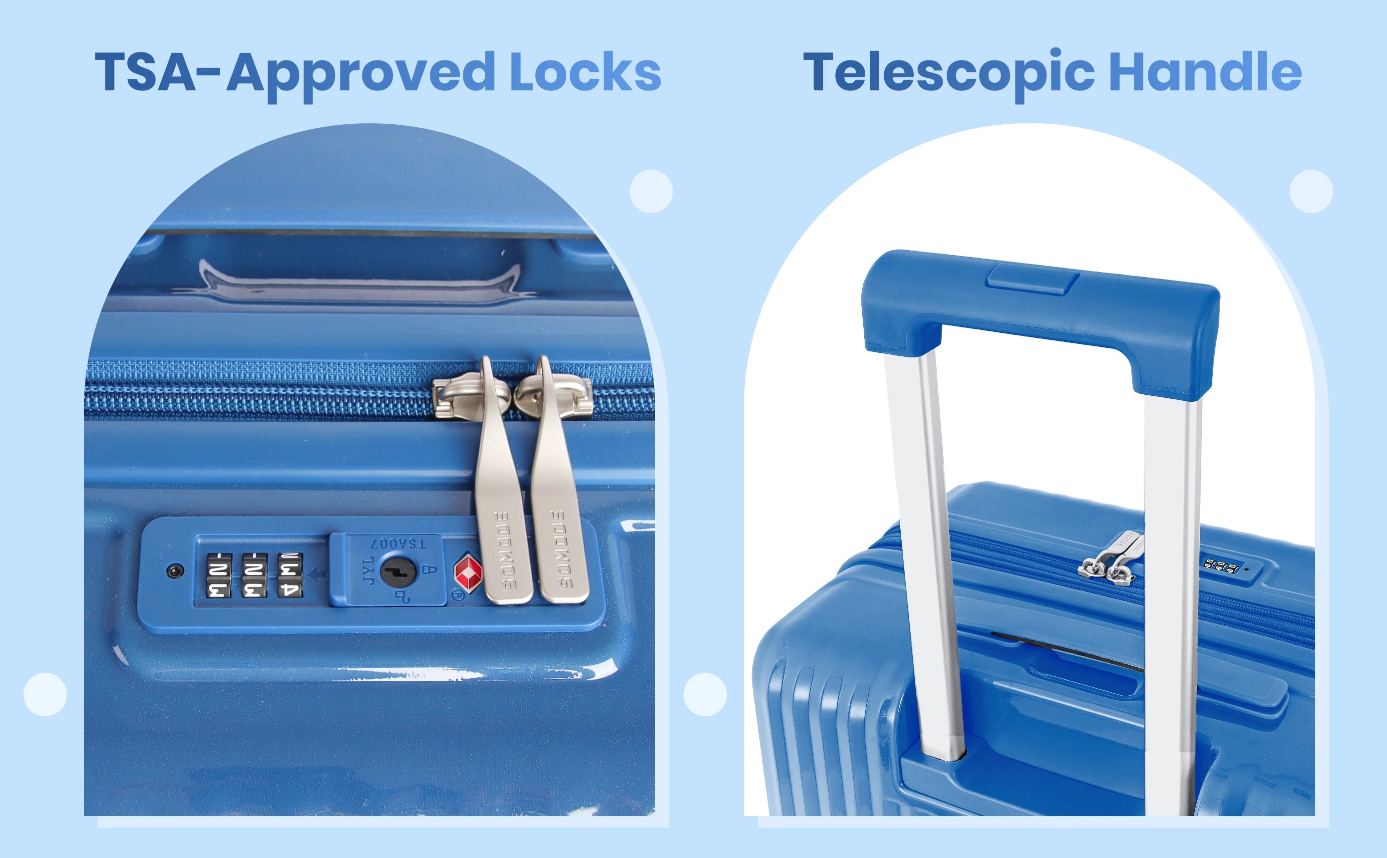 28inch Expandable Luggage Set Fashion Durable, Lightweight, And Secure Travel Companion With Spinner Wheels, TSA Lock, And Multi