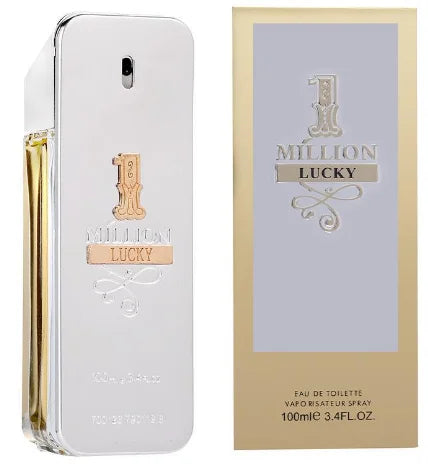 Million Lucky Priv By Paco Rabanne For Men's Eau De Toilette TESTER 3.4 fl oz 100 ml Men's Cologne New in Box USA