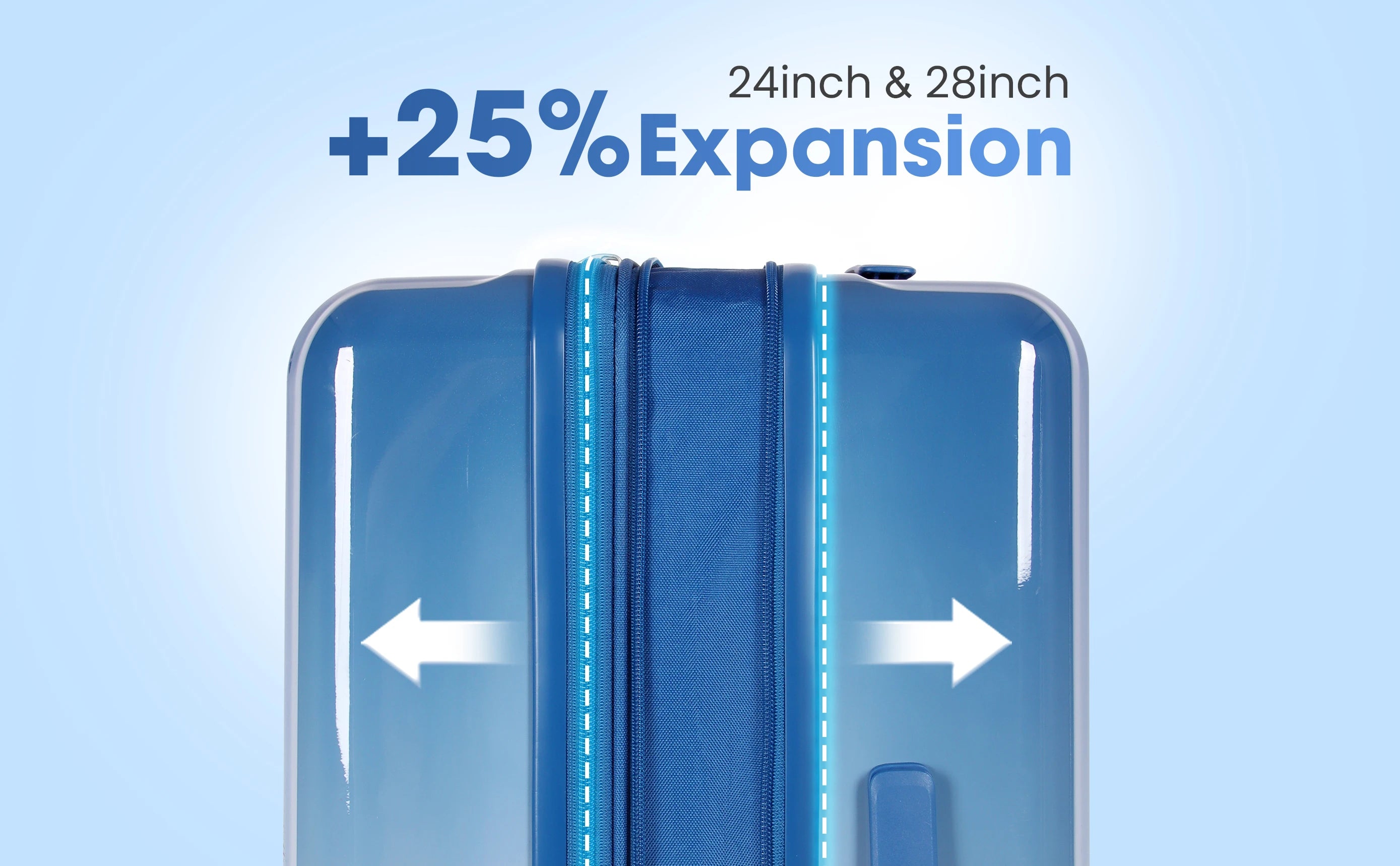 28inch Expandable Luggage Set Fashion Durable, Lightweight, And Secure Travel Companion With Spinner Wheels, TSA Lock, And Multi