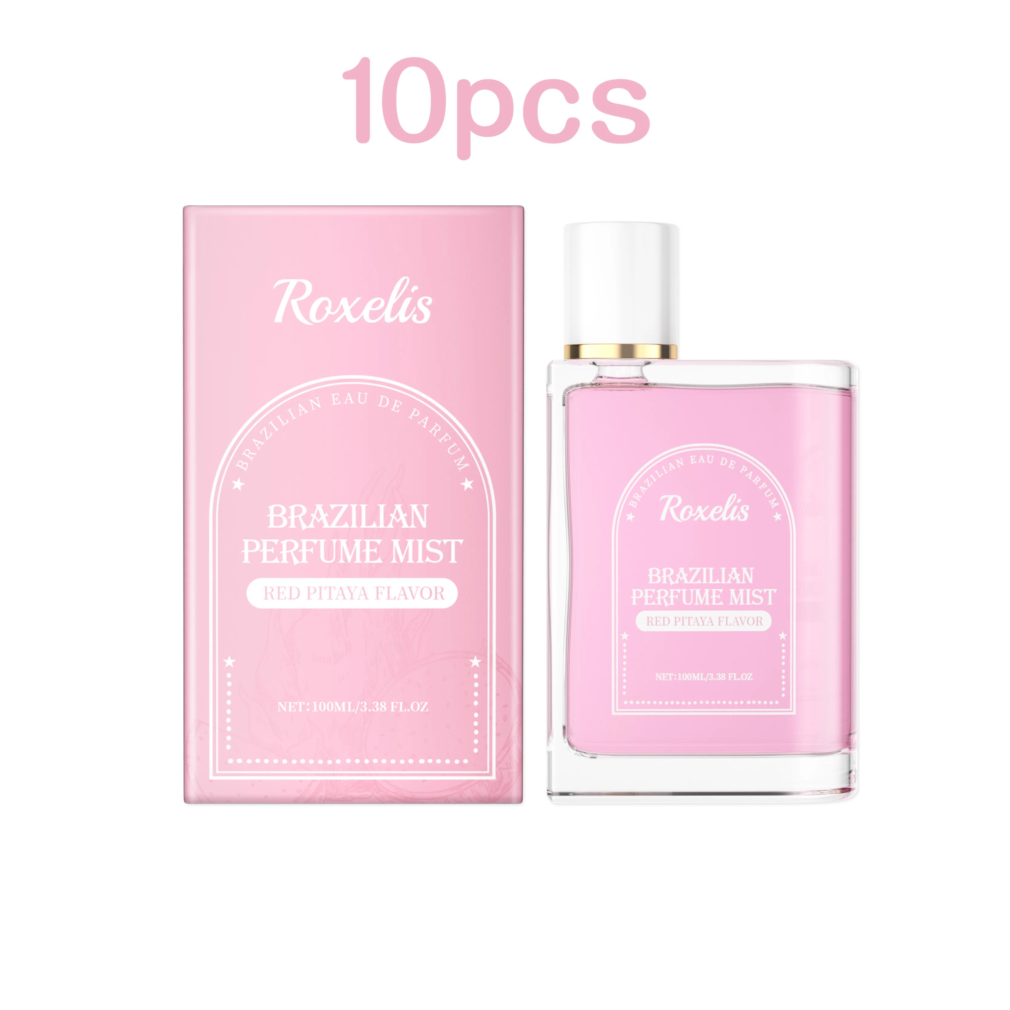 Roxelis 100ml Brazilian Style Perfume Light Fragrance Red Pitaya Jasmine Scent Fresh Long Lasting Aroma Dating Flirting Perfume