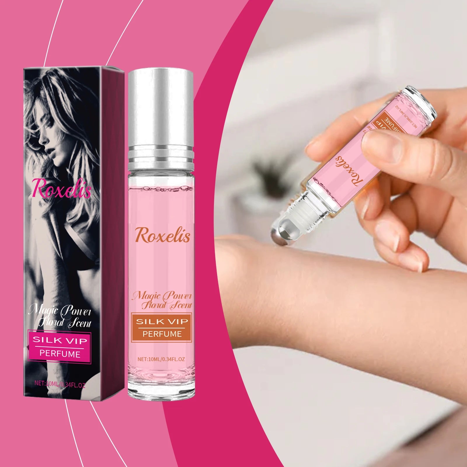 Roxelis Ball Floral Perfume Last Fragrance Portable Perfume Charming Charm Perfume Pheromone Fragrance Perfume Charm Fragrance